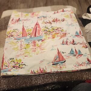 Talbots 16P Sailboats Cotton Pencil Skirt